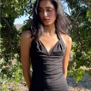 KHY Black HALTER Dress